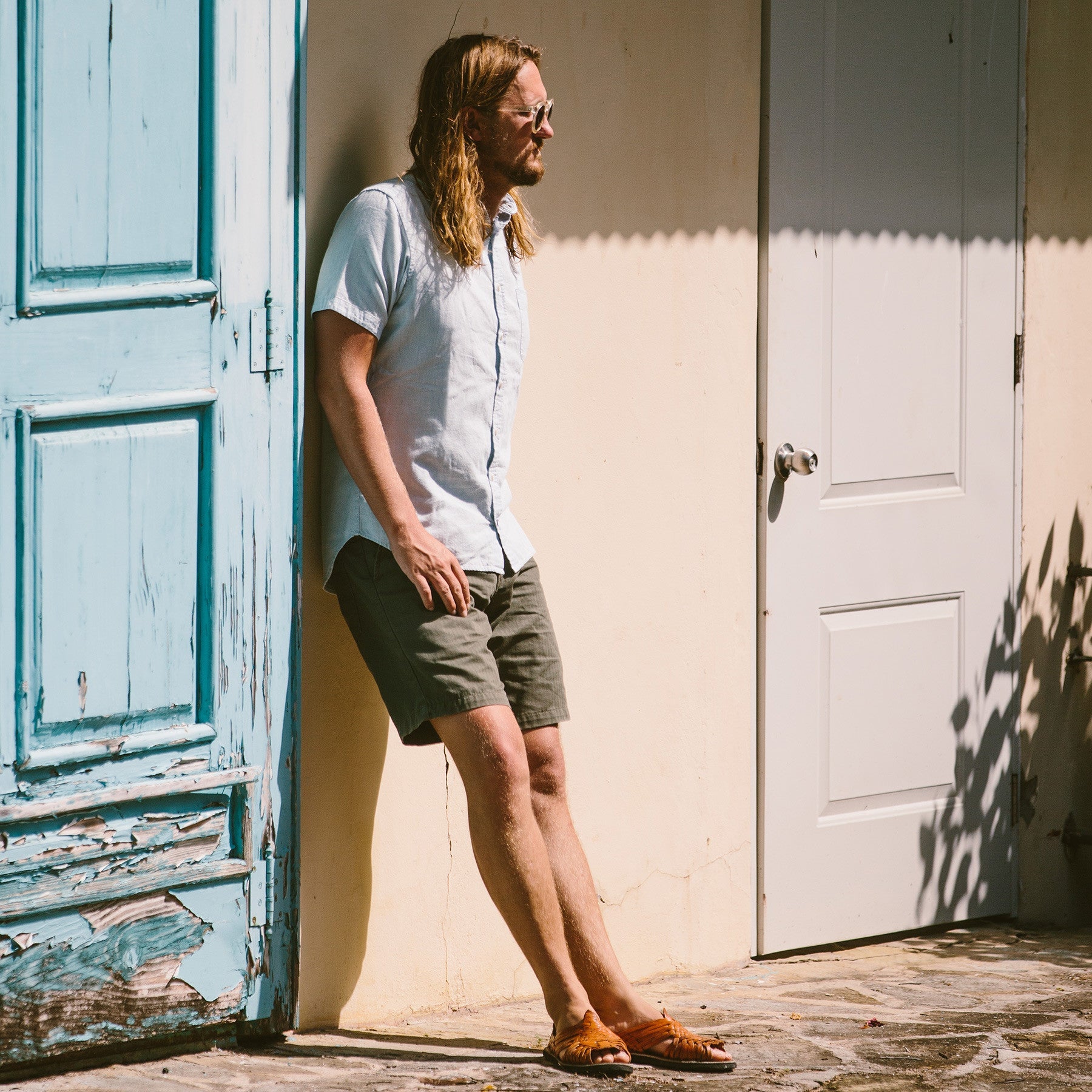 The Bandit in Navy Japanese Micro Stripe