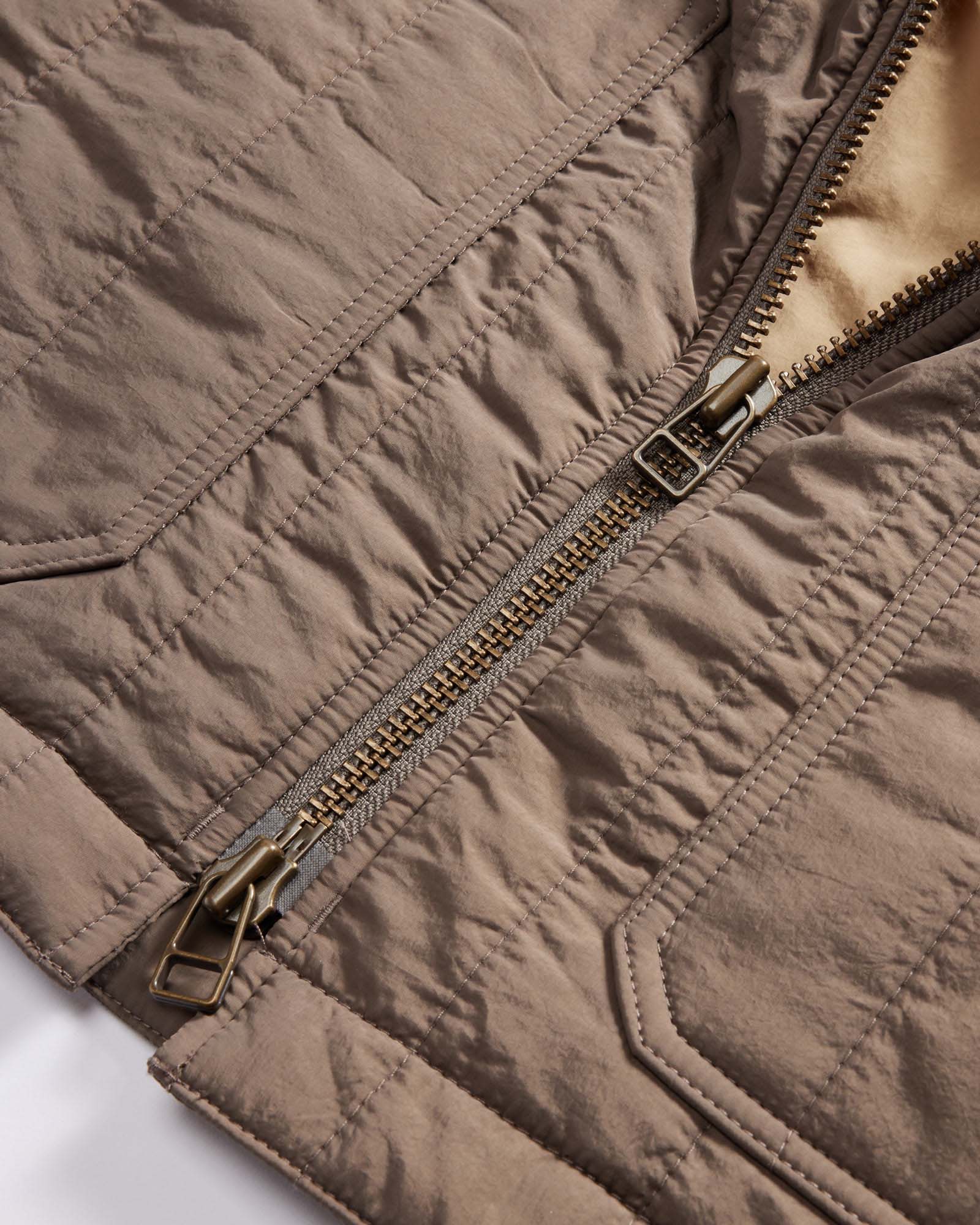 The Able Jacket in Morel Quilted Nylon