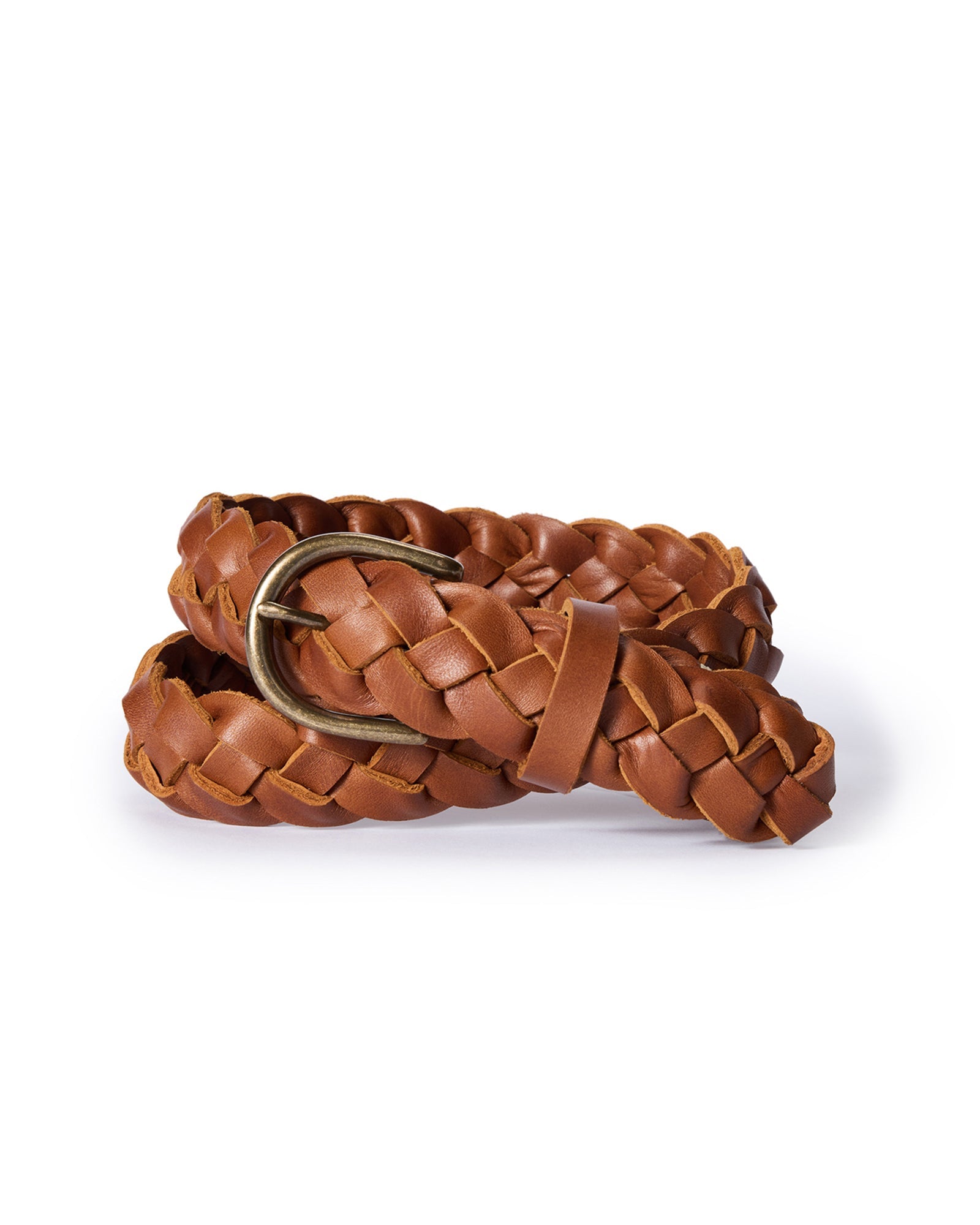 The Braided Belt in Whiskey