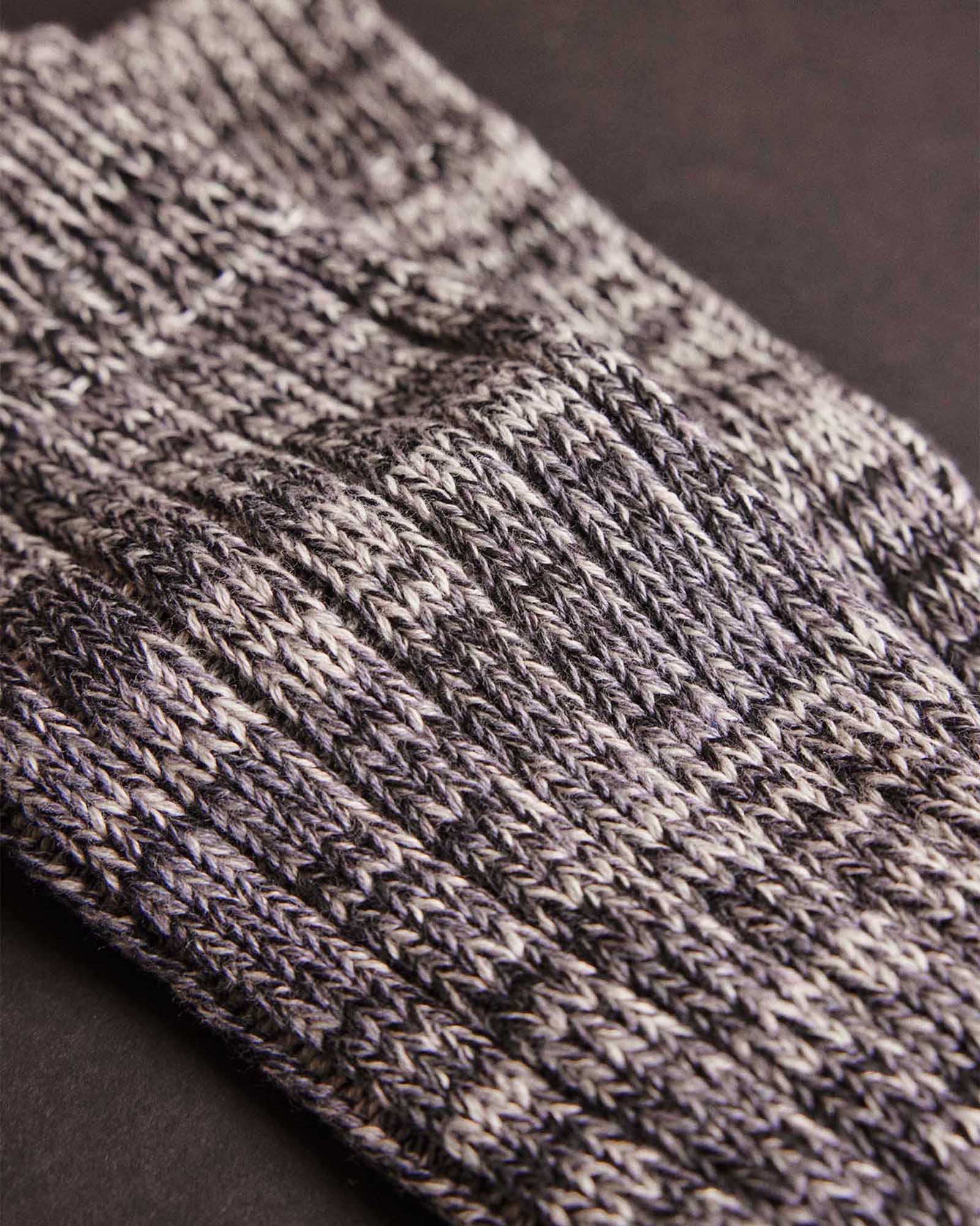 The Camp Sock in Marled Blue