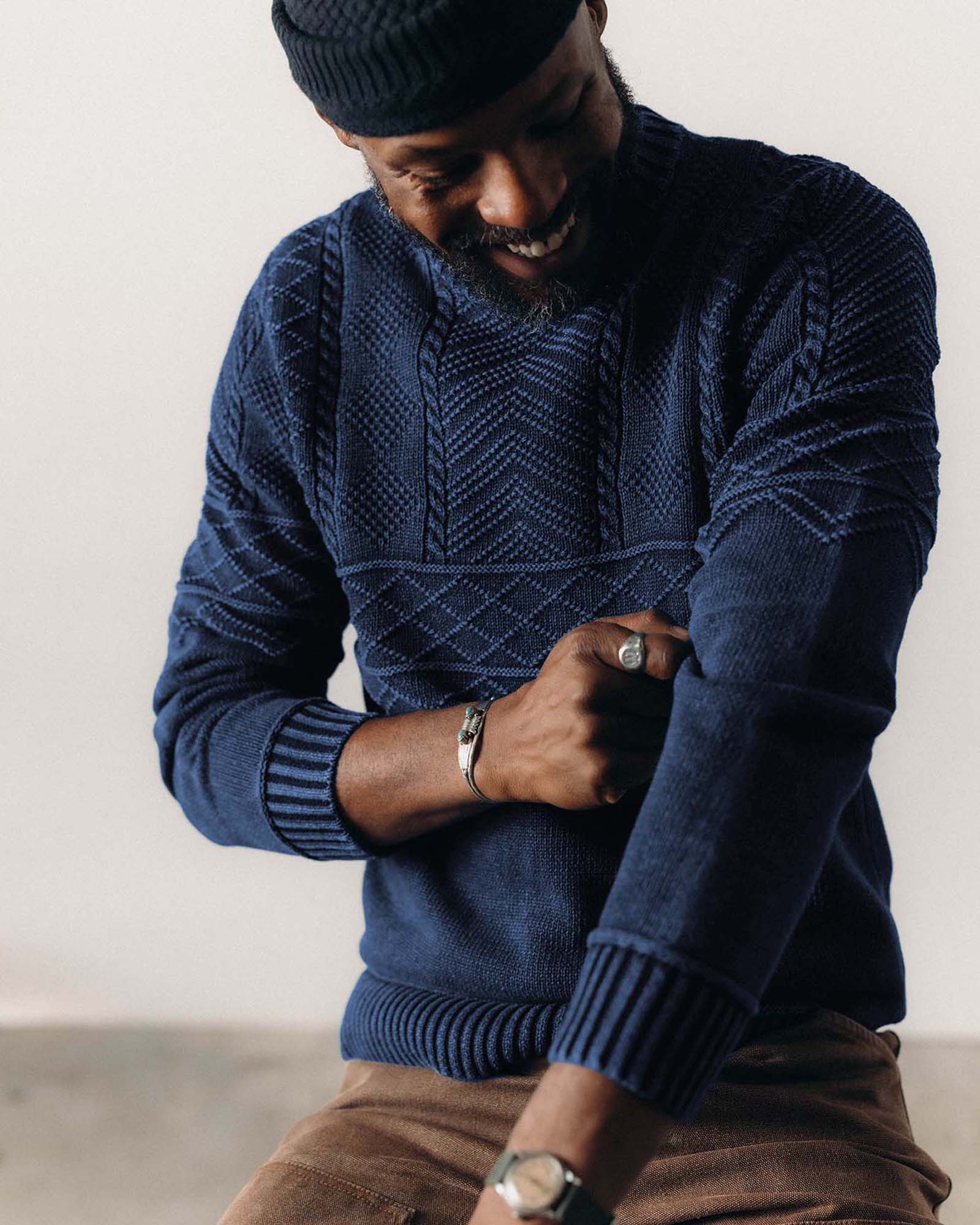 The Bedford Sweater in Navy