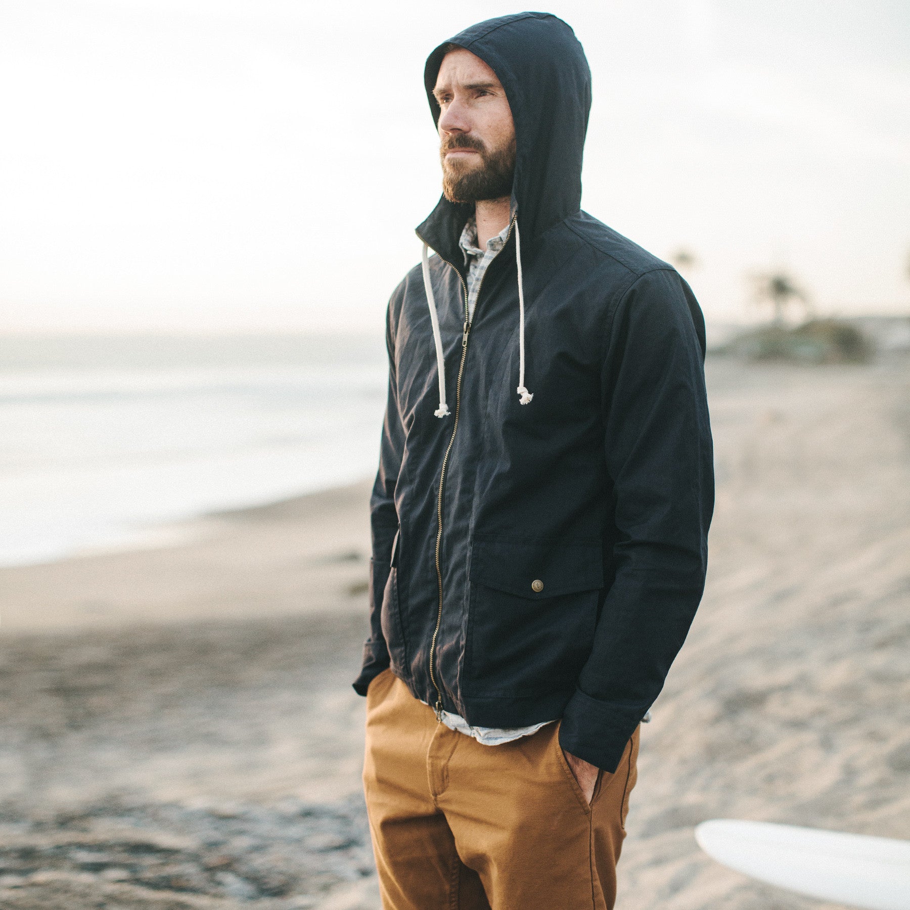 The Beach Jacket in Navy