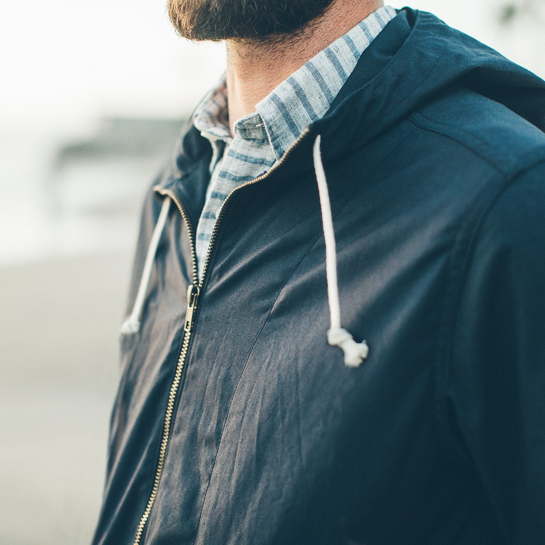 The Beach Jacket in Navy