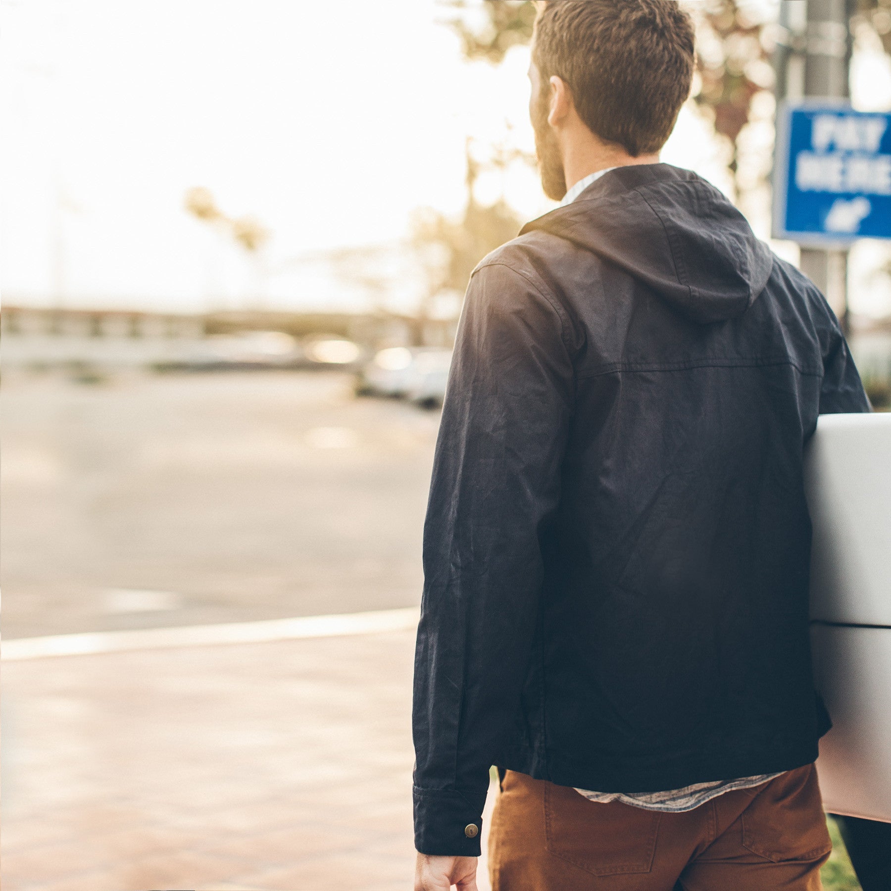 The Beach Jacket in Navy