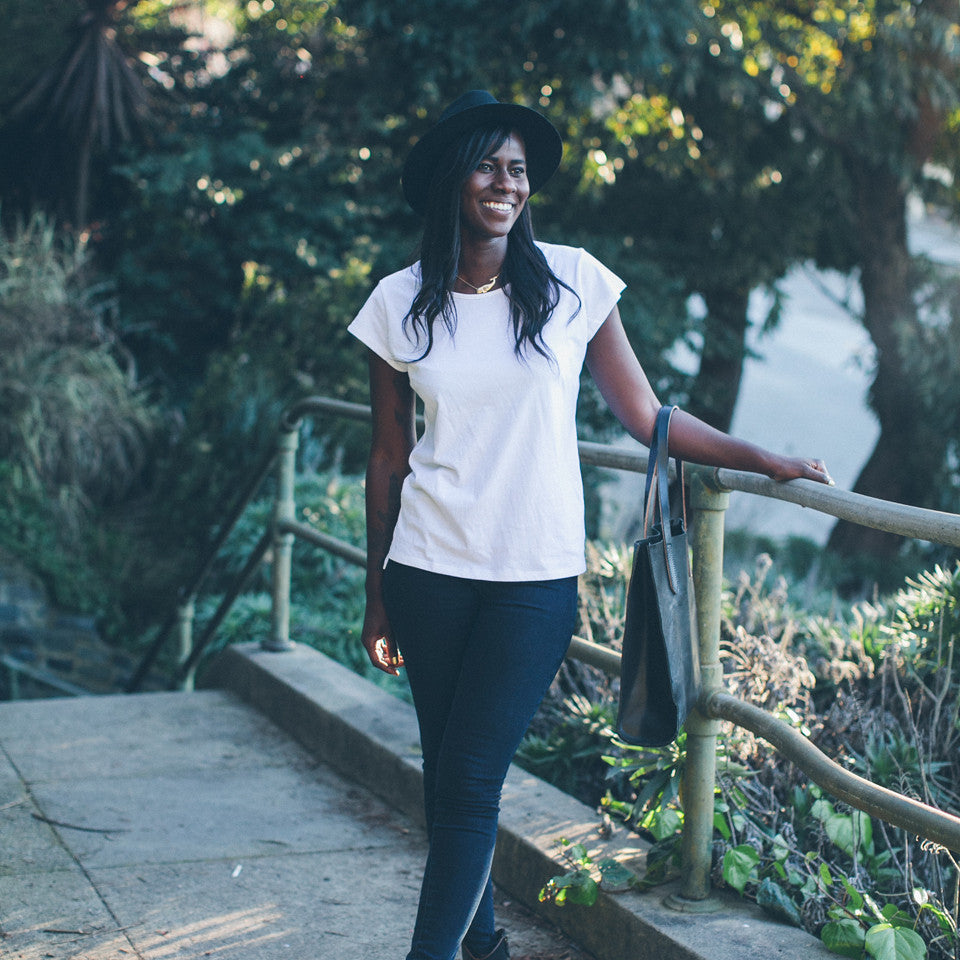 The Aidan - White Tee