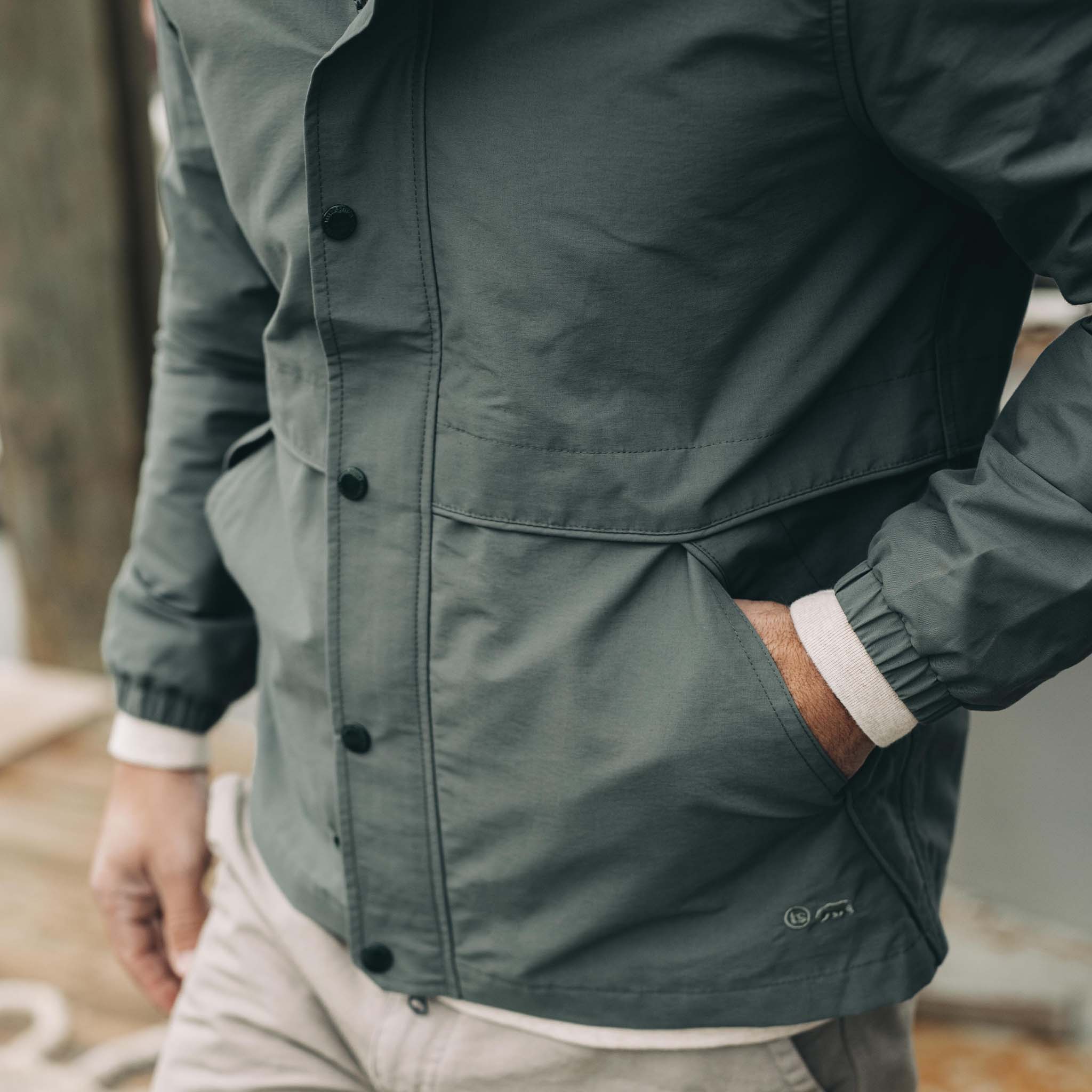 The Chapman Jacket in Sea Green Sixty Forty