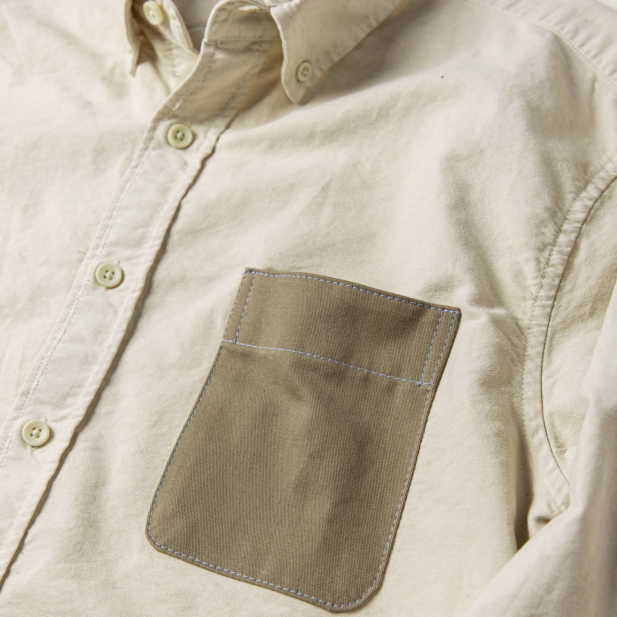 The Atelier and Repairs Jack in Washed White Oxford