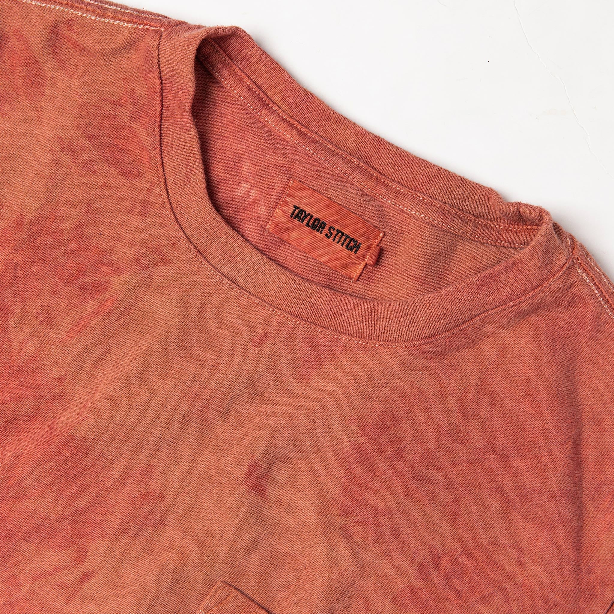 The Botanical Dye Tee in Rust