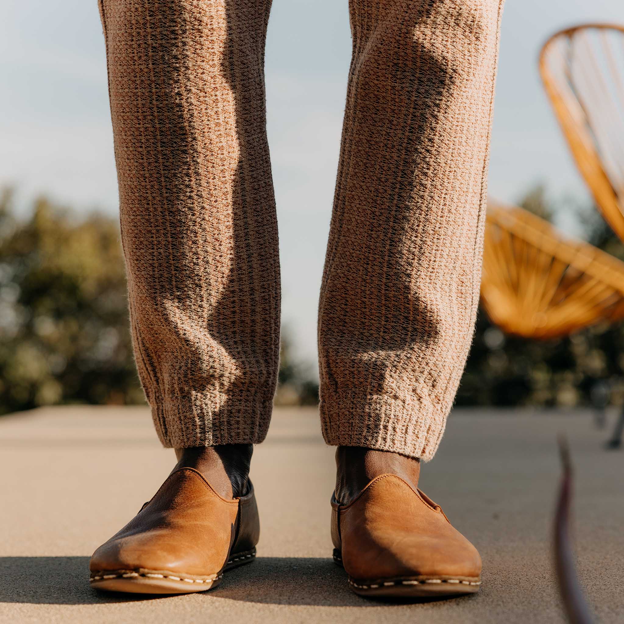 The Apres Pant in Baja Stripe