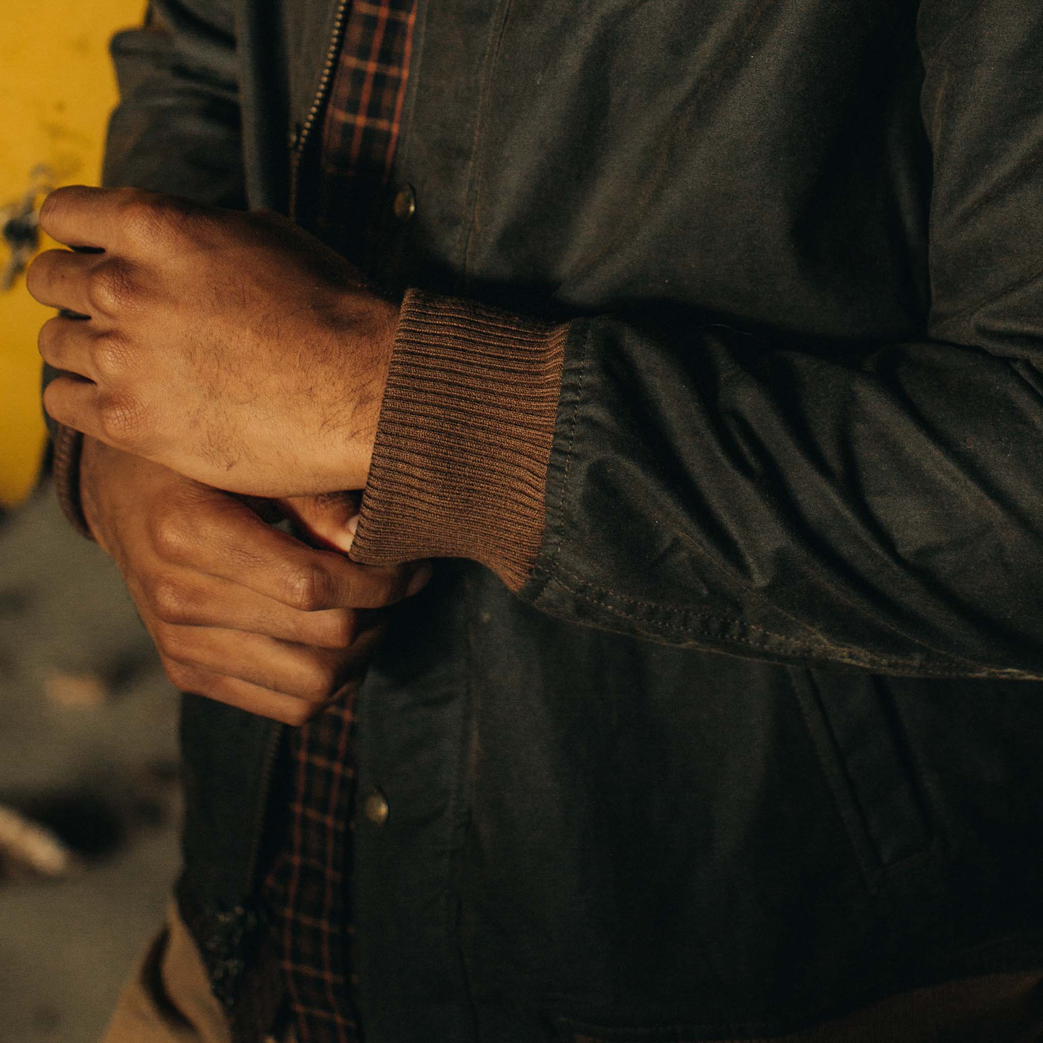 The Bomber Jacket in Bark EverWax