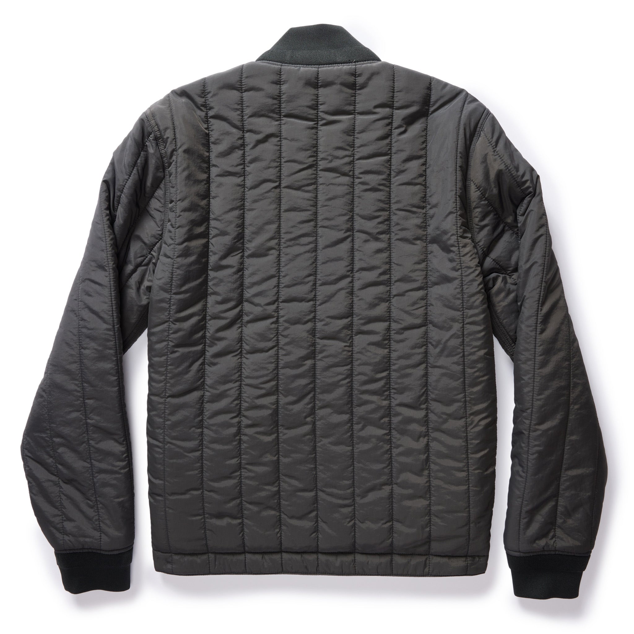The Able Jacket in Faded Black Quilted Nylon