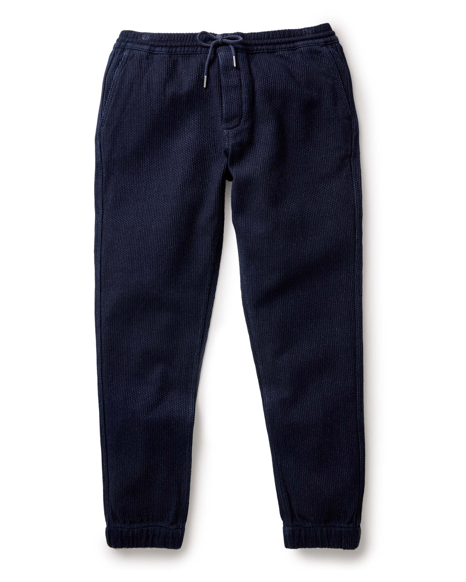 The Apres Pant in Rinsed Indigo Sashiko