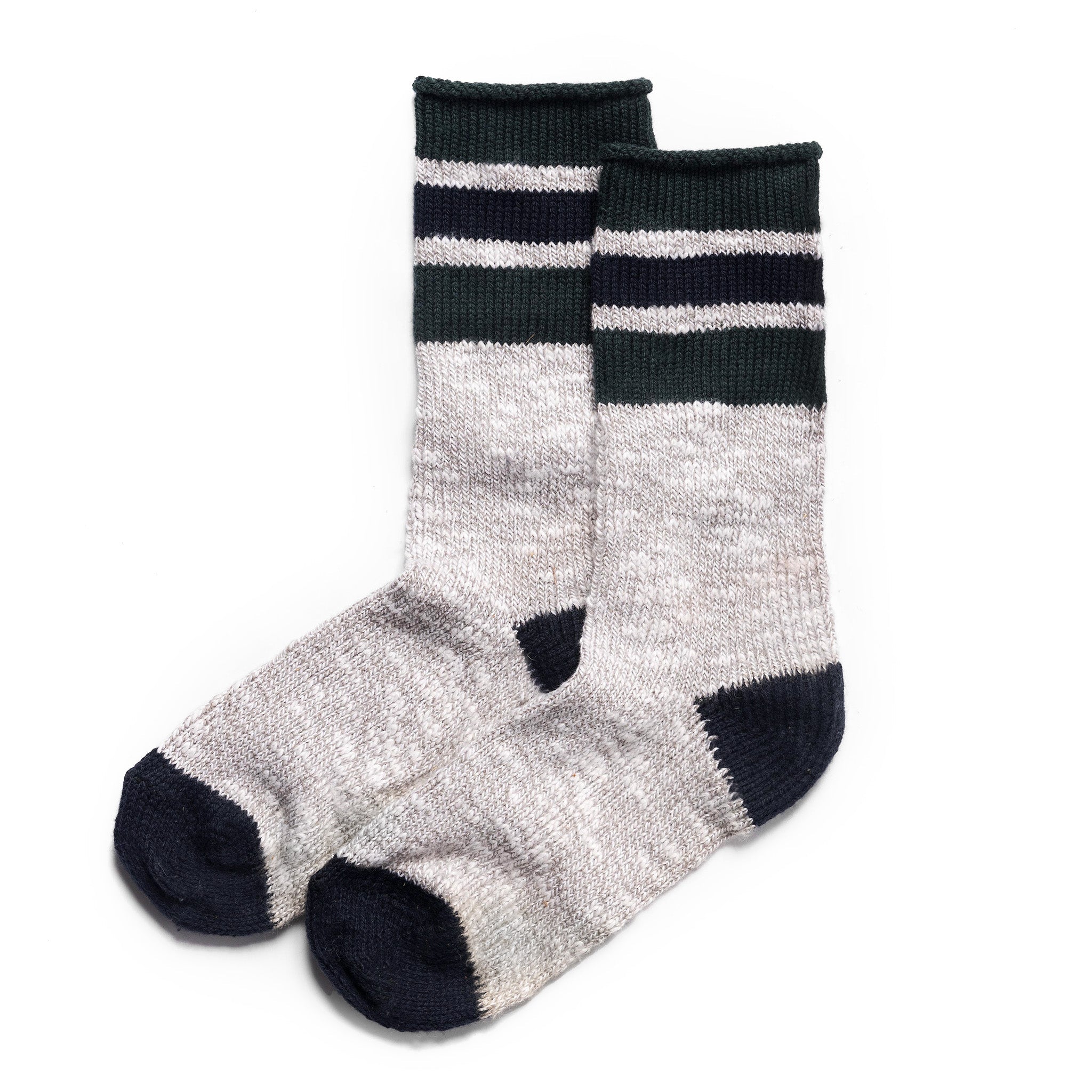The Camp Sock in Heather Grey