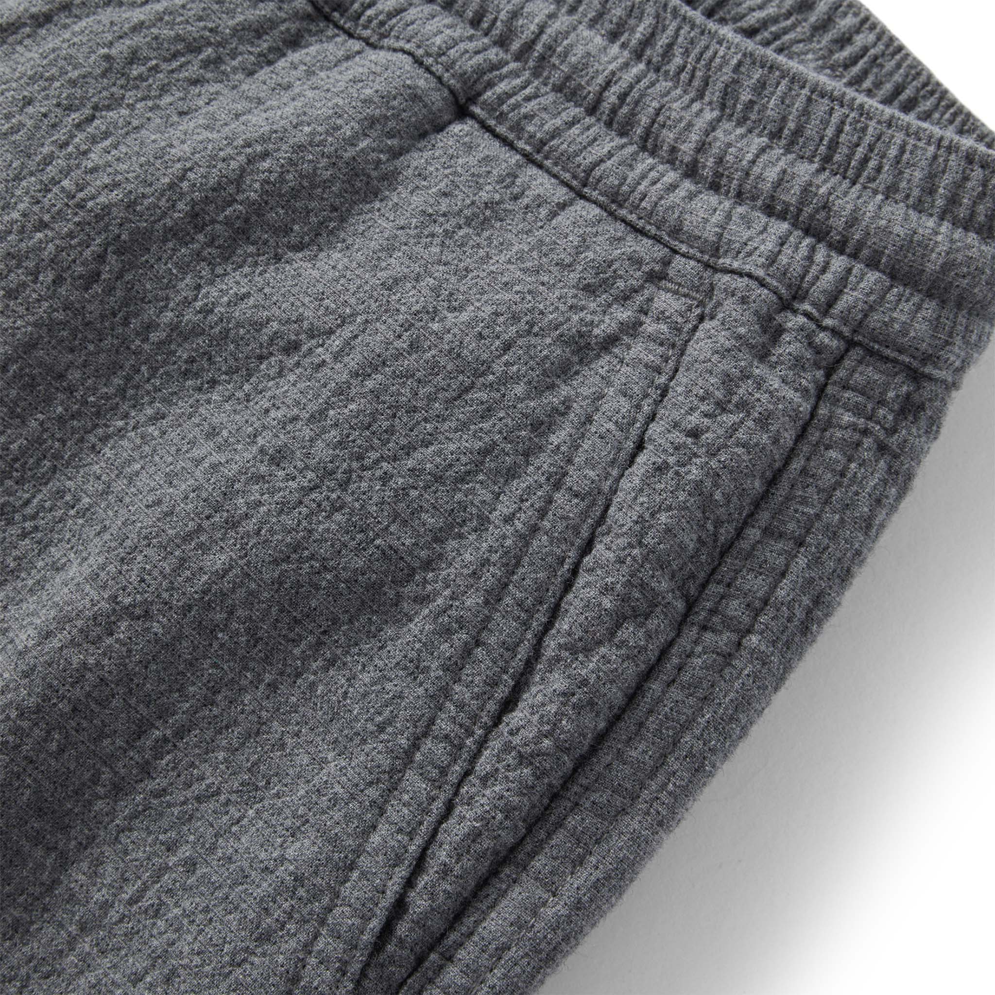 The Apres Pant in Heather Grey Double Cloth